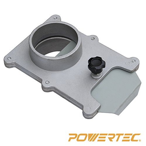 POWERTEC 70134 2-1/2-Inch Aluminum Blast Gate for Vacuum/Dust Collector