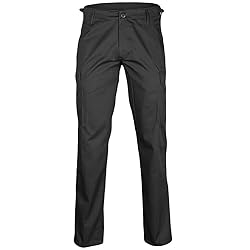 Mil-Tec Men's US BDU Ranger Trousers Black Size XL