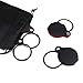 Elcoho 6 Pack 10X Mini Magnifying Glass Folding Pocket Magnifier with Rotating Protective Holster Leather Pouch for Reading with Storage Bag