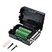 Oiyagai DB15 Female 15Pin Connector Adaptor with Nut Terminal Breakout Board Signal Module with Case Free Welding
