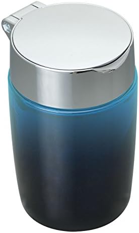 Seiwa ashtray glass Ash Blue Black x chrome W880