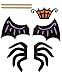 Funiverse Mega Bulk Pack 126 Piece Foam Halloween Pumpkin Decorating Craft Kit Stickers - Makes 16 Pumpkins (Pumpkins Not Included)