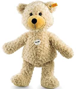 amazon com steiff charly dangling teddy bear beige 15 7 baby