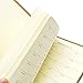 A5 Notebook, izBuy Leather Notebook and Pen Set Journal Diary Daily Use, 200 Lined Beige Pages, Wood Pattern Cover, Gel Pen Included