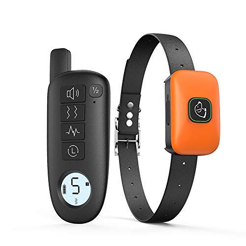Dog Training Collar, Rechargeable Dog Shock Collar with Remote, 3 Training Modes, Beep, Vibration and Shock, 100% Waterproof Training Collar, 1300 ft Range Shock Collar for Small Medium Large Dogs