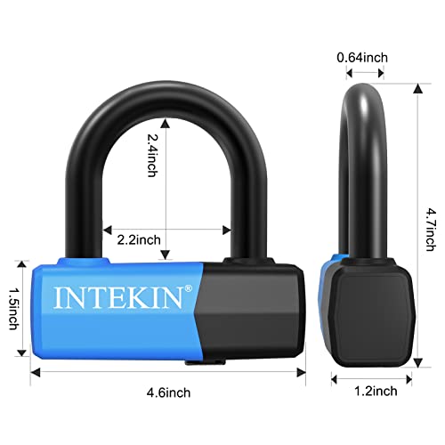 INTEKIN Motorcycle Chain Locks 3.1FT Motorcycle Lock 10mm/0.42inch