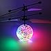 Leegor RC Toy Epoch Air RC Flying Ball, RC Drone Helicopter Ball Built-in Shining LED Lighting for Kids Teenagers Colorful Flyings for Kids Toy Christmas Gift (Blue)