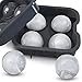 Housewares Solutions Froz Ice Ball Maker - Novelty Food-Grade Silicone Ice Mold Tray With 4 X 4.5cm Ball Capacity primary