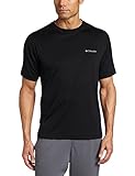 Columbia Men's Meeker Peak Short-Sleeve Crew T-Shirt, Black, Large