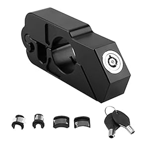 Remhendelvergrendeling, universeel CNC aluminium motorfietsstuur Remhendel Veiligheidsslot Anti-diefstal scooters voor…