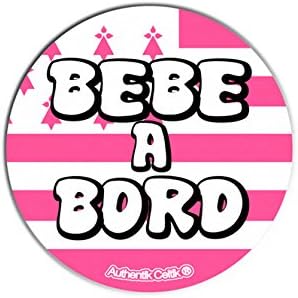 Autocollant Breton Bebe A Bord Fille Amazon Fr Cuisine Maison