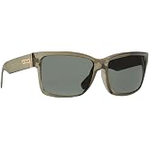 VonZipper Elmore Sunglasses Gloss Translucent Olive with Grey Polarized Lens 61mm