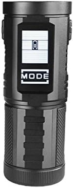 Kintrot Tactical Grade LED Intelligent Flashlight Professional Outdoor Rechargeable Torch 1000 Lumens with Variable Color Temperature