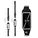 Top Fit Running Belt for Men + Women, Dual Pockets with Touch Screen, Holds All iPhones + Accessories, Completely Comfortable Running Belt for Running or Hiking. New (Dual Bag)
