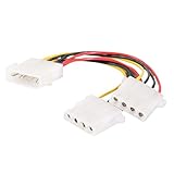 C2G 20413 One 5.25 Inch to Two 5.25 Inch Internal Power Y-Cable (14 Inch)