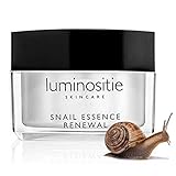 Snail Repair Cream - Effective Anti-Aging Korean Skin Care Moisturizer - All In One Recovery Snail Mucin Essence Cream - Collagen Boosting Gel (1.7 Oz)