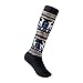 KALAKIDS Kids Ski Socks Kids Wool Socks 1/2/3/4 Pairs Thermal Warm Ski Socks Kids, For Boys Girls Toddler Winter Socks (Pink + Black + Green + Grey) S