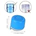 Thee-home 20 Pack Non Spill Caps Anti Splash Bottle Caps for 55mm 3 and 5 Gallon Water Jugs with 2 Pack Water Bottle Handle（Random color）