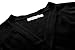 Arshiner Little Girls Classic Knit Wrap Sweater Wrap Top,Black,Small