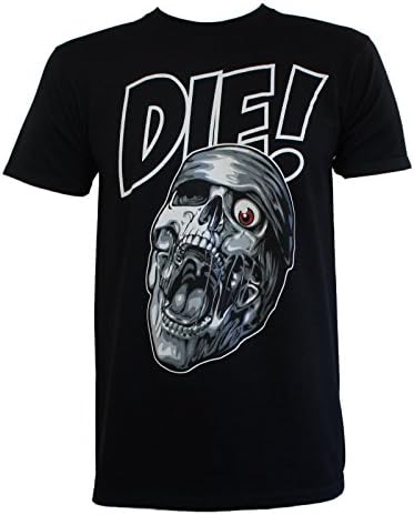 Exhibit A Gallery Andy Biersack Unisex Die Zombie Skull Logo T-Shirt S