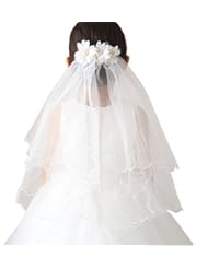 From Amazon.com. Click for details:
 Apparel: Ethel Girls Multi-Layer Flower Tiara First Communion Veils Apparel: Ethel Girls Multi-Layer Flower Tiara First Communion Veils