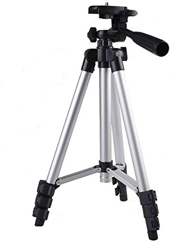 Super Lightweight Portable Travel Camera Camcorder Tripod Stand Support with Portable Bag, Extendible up to 102 cm(40 ") - Silver