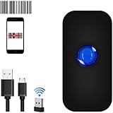 Mini Bluetooth Wireless Barcode Scanner,Symcode USB Portable Handheld 1D CCD Barcode Scanner Reader for POS/Android/iOS/iMac/Ipad