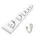 29-Inch Wall-Mounted Heavy Duty Coat Hooks, Natural Bamboo Coat Rack, Towel Bag Key Holder Hanger Hook Rack for Entryway Bathroom 6 Hooks