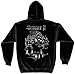 USMC Marine Corps Sempri Fi Chrome Dog Hooded Sweat Shirt