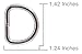 Country Brook Design - 1 Inch Heavy Welded D-Rings