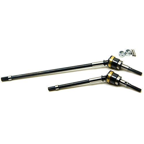 MOHERO 1/10 Heavy Duty Steel Front CVD Drive Shaft Set for 1/10 Axial Wraith 90018 RC Truck - Thumbnail 2