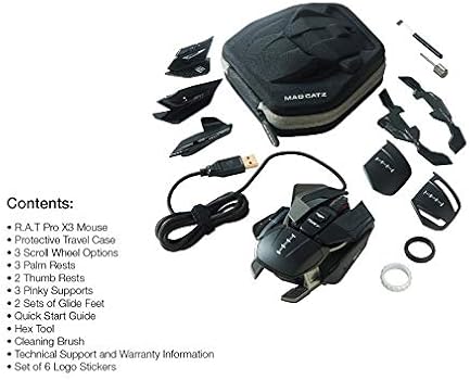 Mad Catz The Authentic R A T Pro X3 Gaming Mouse Black Amazon Ae