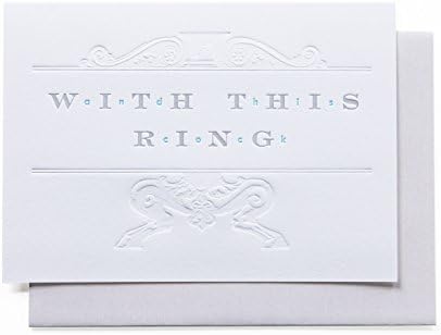 Lusty Letter "With this Ring: and His Cock" Card