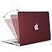 MOSISO Compatible with MacBook Air 13 inch Case Old Version 2010-2017 Release (Models: A1466 & A1369), Plastic Hard Shell Case & Keyboard Cover Skin, Marsala Red