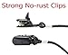 Alex Carseon Cap Clips and Hat Chin Strap - Set of 2 Cord Retainers with Clips for Golfing, Fishing, Boating, Sailing, and Other Sports