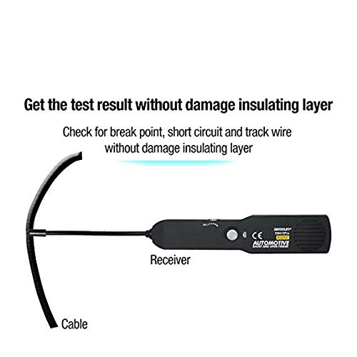 LongStone Pro Automotive Short and Open Finder Circuit Tester Wire Tracker Circuit Finder DC 6-42 V Short Circuit Detector Short Detector Tool Power Probe Short Finder