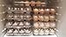 Decony 24 Compartment cupcake containers plastic disposable Cupcake Boxes muffin carrier - Great for high topping - 5 pc. - 24 slot each - Plus White standard size baking cups