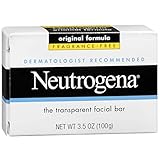 Neutrogena The Transparent Facial Bar Original Formula, Fragrance Free 3.50 oz (Pack of 9)