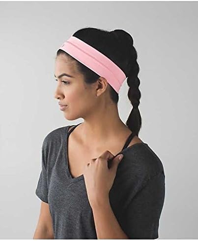 Premium Headband - NO Slip Grip Material, Sweat Wicking, Head Band for Sports, Yoga and Exercise - Love It Guaranteed!. (Pink)