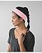 Premium Headband - NO Slip Grip Material, Sweat Wicking, Head Band for Sports, Yoga and Exercise - Love It Guaranteed!. (Pink)