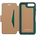 OTTERBOX Strada Series Case for iPhone 8 Plus & iPhone 7 Plus (ONLY) - Frustration FRĒe Packaging - Pacific Opal (DEEP Teal/DEEP Teal Leather)
