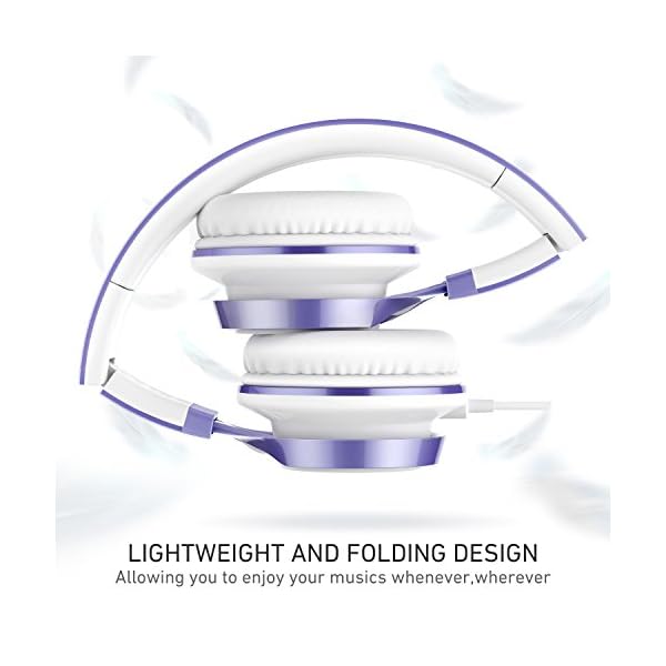 AILIHEN-MS300-Wired-Headphones-with-Microphone-Folding-Lightweight-Headset-for-Cellphones-Tablets-Smartphones-Chromebook-Zoom-Skype-Mp34-Violet AILIHEN MS300 Wired Headphones with Microphone Folding Lightweight Headset for Cellphones Tablets Smartphones Chromebook…