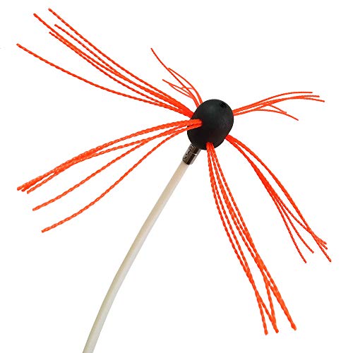 Chimney Brush Extension Rods 10 Feet Cleaning Kit 3 Pieces Flexible Poles Fireplace Flue Sweep Cleaner Tools