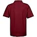 Premium Wear Men's Polo Shirts - Short Sleeves Stain Guard Polo Shirts - Burgundy X-Large