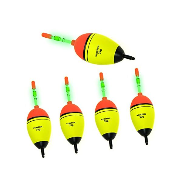 5-Piece-30g-EVA-Floats-10pcs-Glow-Stick-THKFISH-Fishing-Floats-Luminous-Lighting-EVA-Foam-Floats