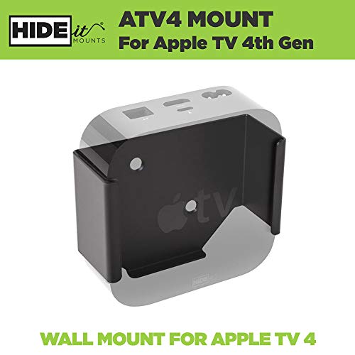 HIDEit ATV4 Apple TV Mount - Wall Mount for 4th Generation Apple TV - HIDEit Behind The TV - Family-Owned in Nevada and Trusted Worldwide Since 2009 - Search afterHIDEit on Social