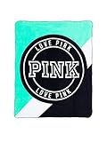 Victoria's Secret PINK Plush Blanket Seafoam
