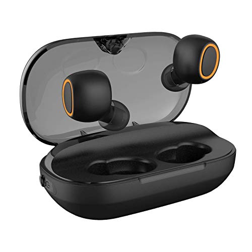 XEUMING Wireless Earbuds Hi-Fi Stereo Sound Bluetooth Headphones,IPX5 Waterproof, Bluetooth 5.0,Built-in Mic and 3000mAH Magnetic Inductive Charging Case