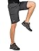 MIER Men’s Quick Dry Cargo Shorts Lightweight Stretch Travel Hiking Shorts with 5 Zipper Pockets, Water Resistantthumb 1