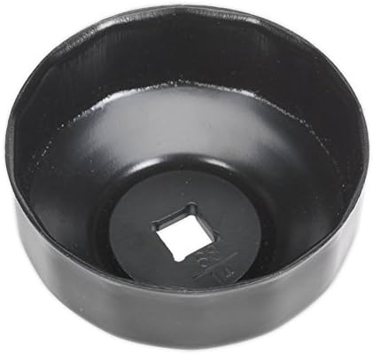 Sealey Ms045 Oil Filter Cap Wrench ?68Mm X 14 Flutes, White, 68mm diameter
